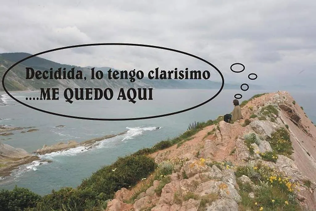 2 Habit, Sala, Terraza, Jardin, Parking Gratis Apartamento Zumaia 0*,